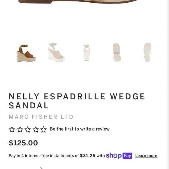 Marc Fisher LTD Nelly Espadrille Wedge - Picture 5 of 6